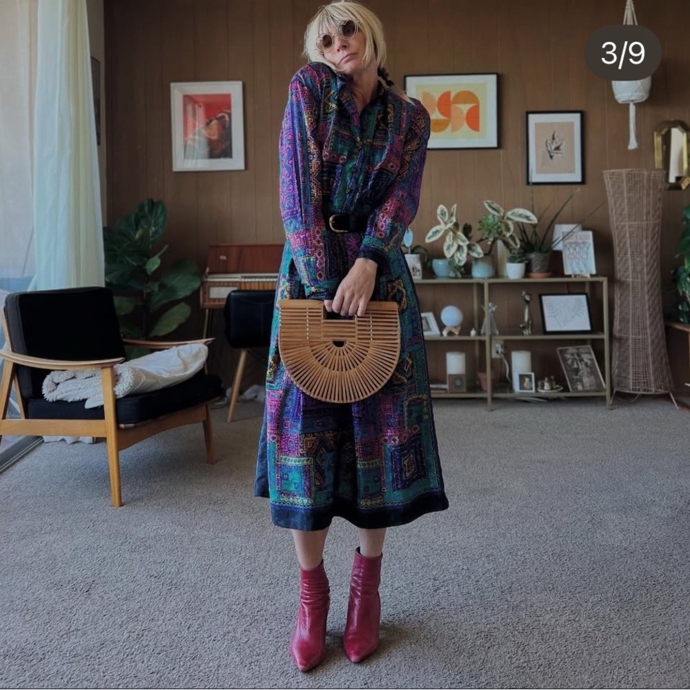 Patterned Dress - image 3